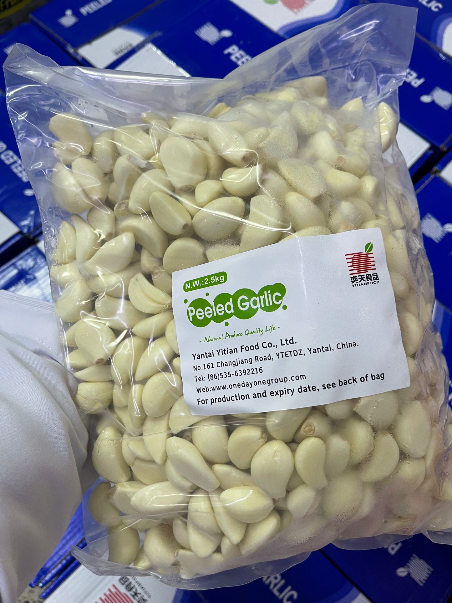 Garlic/ Peeled 1kg ثوم مقشر