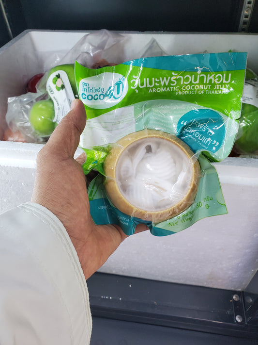 Coconut jelly Thailand جوز الهند الهلامي التايلندي